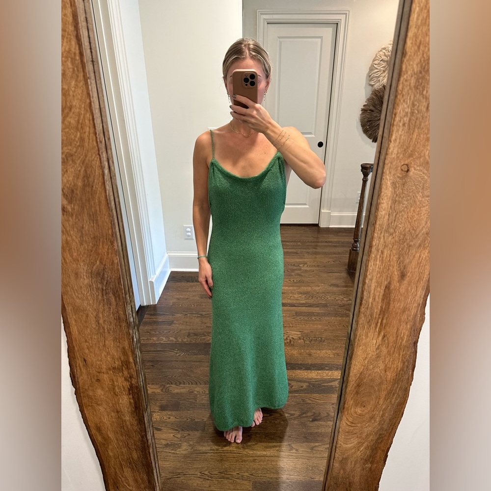 Showpo green maxi dress